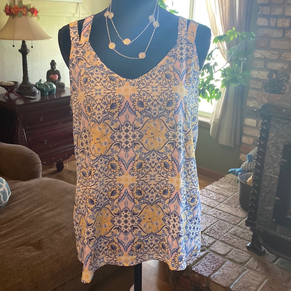 Pink Rose summer top size L